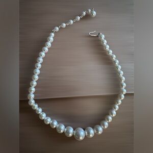 Signed Faux Pearls Marked Japan